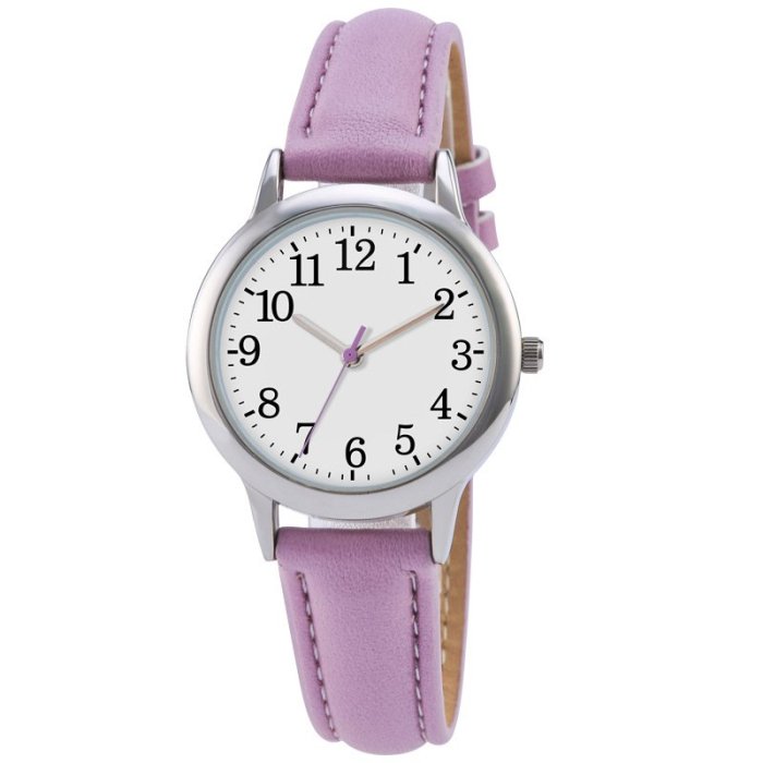 新款簡約時尚女式皮帶石英錶 高檔女生學生小巧防水皮帶手錶