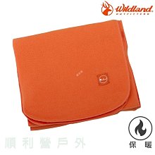 荒野WILDLAND 輕柔PILE保暖圍巾 W2010 橘色 刷毛圍巾 不易產生靜電 OUTDOOR NICE