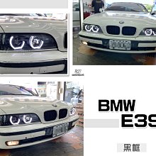 》傑暘國際車身部品《全新 實車安裝 BMW E39 95 96 97 98 99 黑框 LED U型 魚眼 大燈