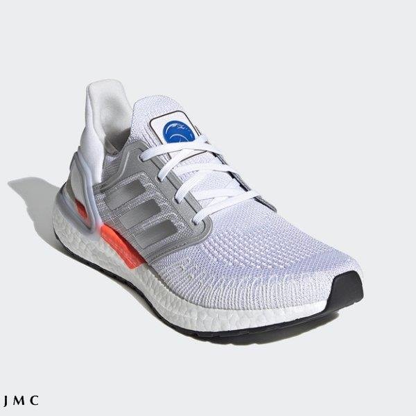 ADIDAS RACE ULTRABOOST 20 DNA 白銀橘 襪套 運動慢跑鞋 男女鞋 FX7992