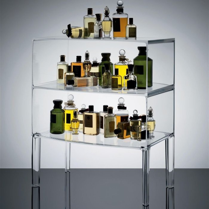 義式時尚家具 Kartell Ghost Buster Philippe Starck 經典透明收納邊櫃 置物櫃