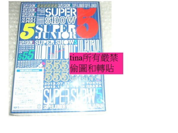 全新現貨SUPER JUNIOR WORLD TOUR SUPER SHOW5 in JAPAN演唱會日本版