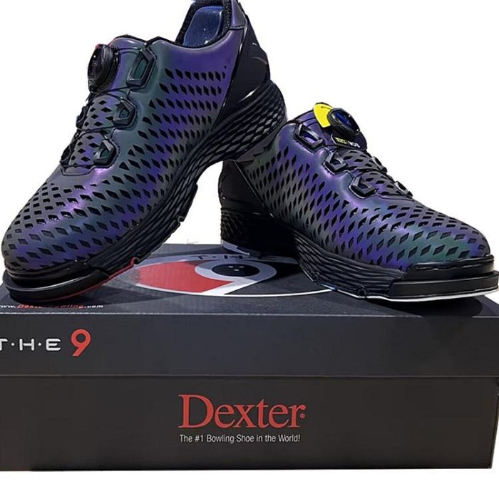美國Dexter鞋王品牌TH.E C9左右可換底BOA旋轉系鞋帶專業保齡球鞋
