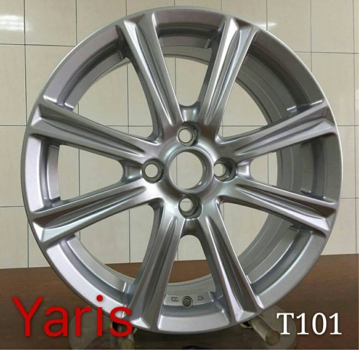 和田☆ 全新 T101 16吋4孔100 鋁圈 TOYOTA YARIS VIOS ALTIS COROLLA 可樂那