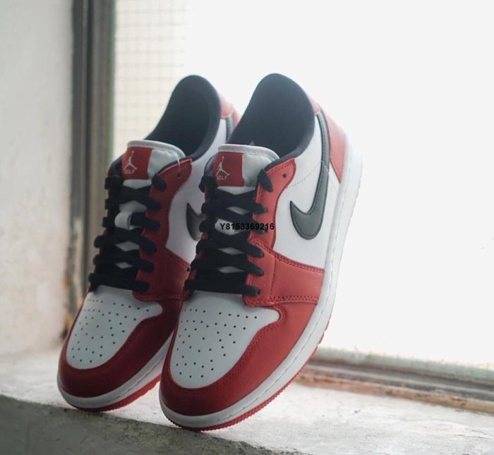 Nike Air Jordan 1 Retro Low Golf Chicago 芝加哥 白紅黑 DD9315-600