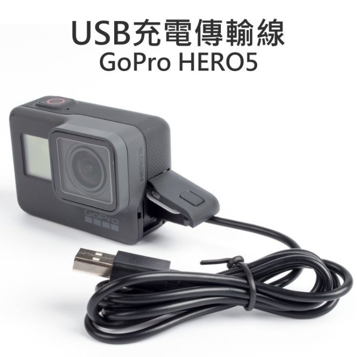 【中壢NOVA-水世界】GoPro HERO 5 6 專用數據線 充電傳輸線 Type-C接頭 100cm