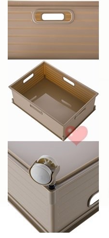《用心生活館》台灣製造  23L 山本收納盒 尺寸38.7*27.7*25cm 收納籃/盒 UT-38