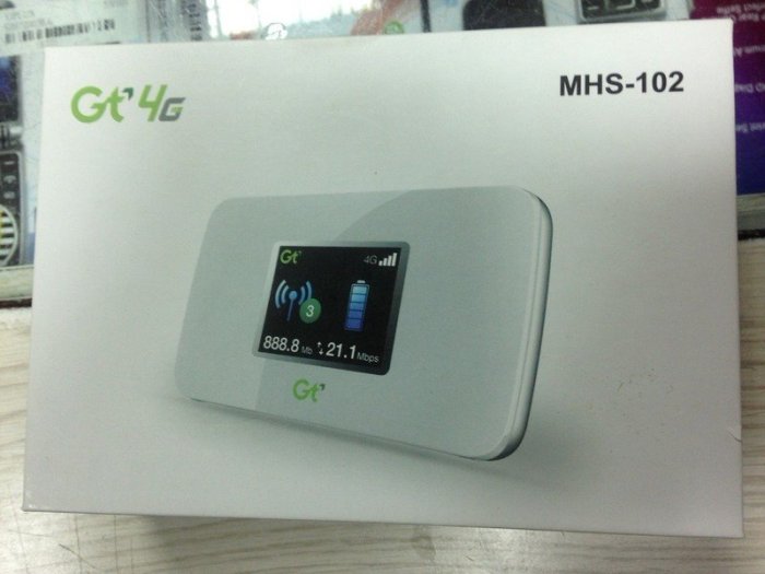 亞太GT MHS-102 LTE 4G 無線分享器/路由器 適用中華/ 亞太/遠傳/台灣大哥大/台灣之星 可超商取付款