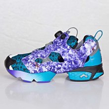 現貨 南◇SOCIAL STATUS x Reebok INSTA PUMP FURY OG  V61540 蜂巢 藍綠