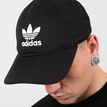 南◇2022 6月 ADIDAS Trefoil CAP 三葉草 運動 老帽 愛迪達 黑 EC3603 白 FJ2544