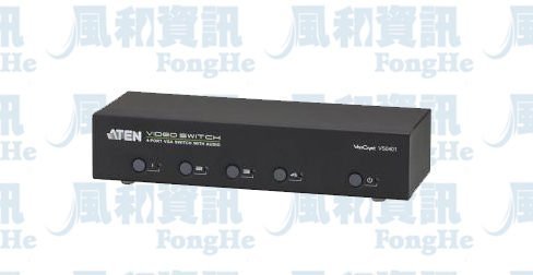 ATEN VS0401 4埠視訊切換器(含音訊功能)【風和資訊】