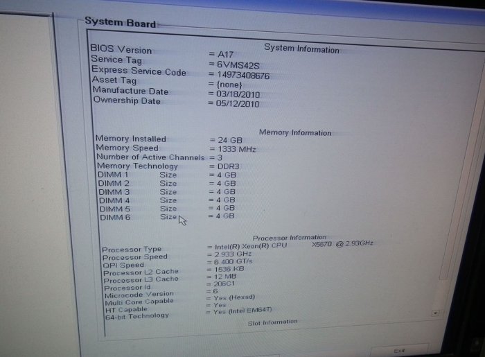 六核心DELL工作站主機PRECISION T3500+QS XEON X5670 CPU+ECC 24G桌機桌上型電腦