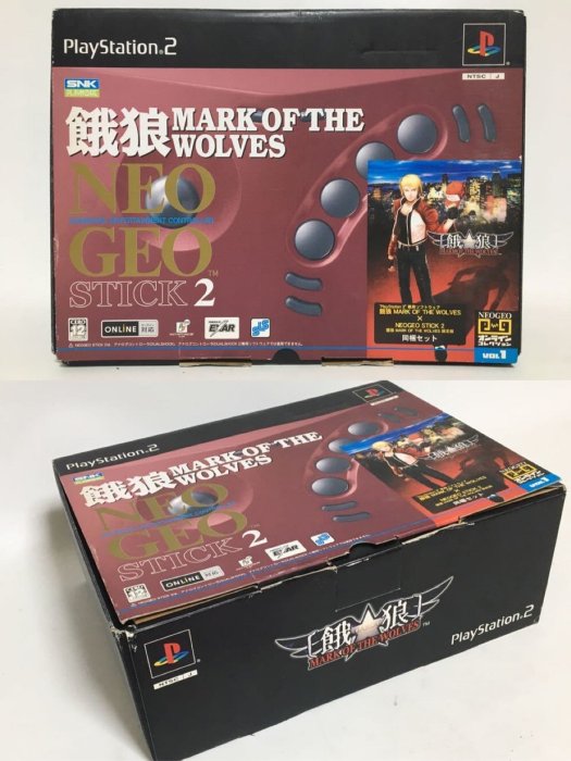 Sony PlayStation 2 餓狼Mark of the wolves、NEOGEO STICK2 聯名搖桿