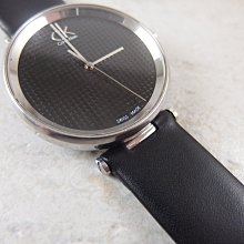 【錶帶家】代用 CK K1S211 K1S21120 K1S21102 20mm 凹款深咖啡色及黑色小羊皮直身真皮錶帶