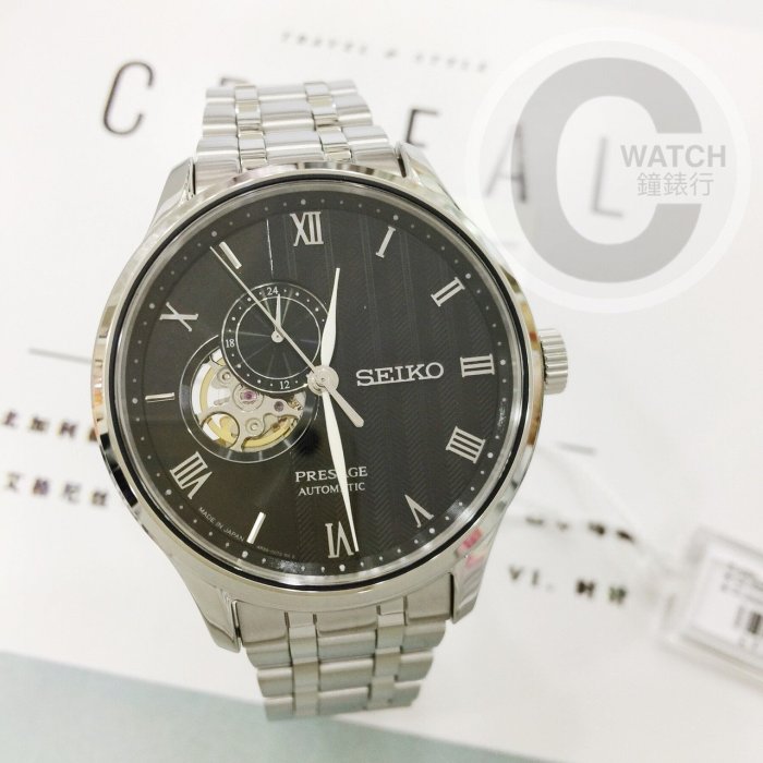 【公司貨附發票】SEIKO 精工 SSA371J1 (4R39-00W0D) 鏤空 機械錶 時尚男錶/現貨免運