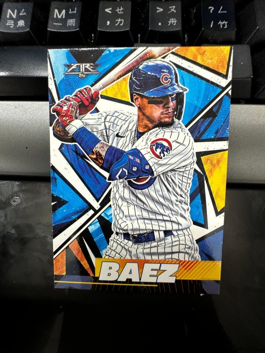 (記得小舖)MLB Javier Báez 芝加哥小熊 2021 Topps Fire 普卡一張 現貨