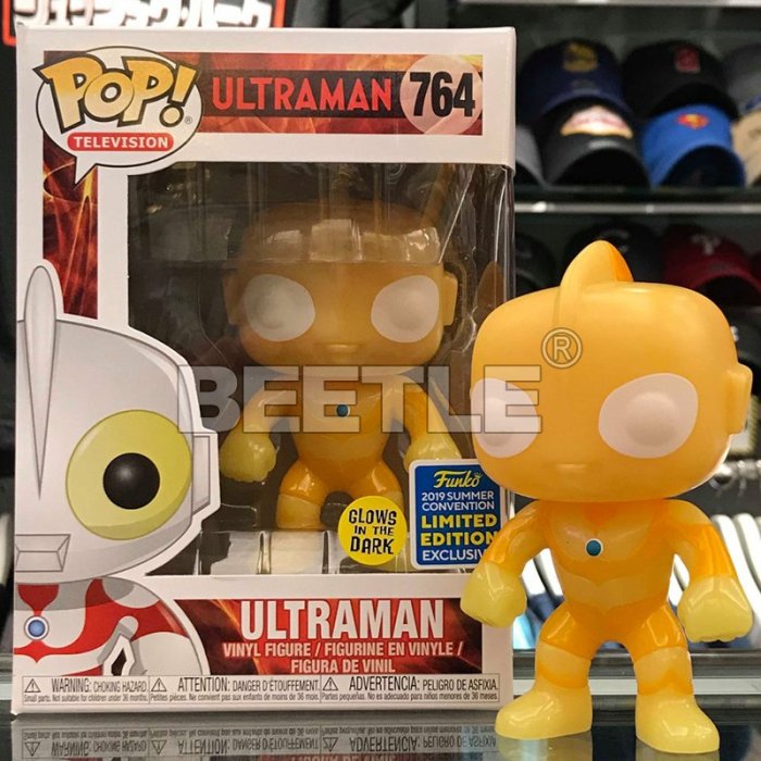 BEETLE 現貨 FUNKO POP 超人力霸王 ULTRAMAN 奧特曼 SDCC 夜光 #764