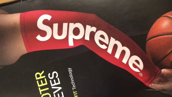 supreme NBA聯名nike Shooting Sleeve籃球護手臂防晒袖套運動裝備籃球