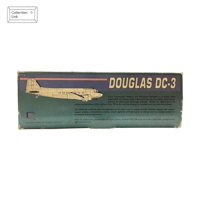 Airshow Cihina 1:72中國航展道格拉斯DOUGLAS DC-3【J030】