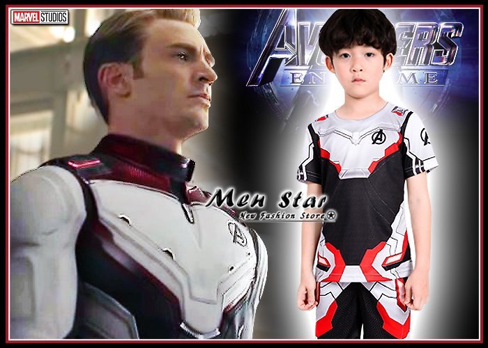 【Men Star】免運費 復仇者聯盟4 終局之戰 童裝 兒童服 量子戰衣 marvel 團購 社團 學校團購 公司團購