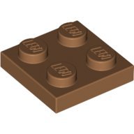 [香香小天使]LEGO 樂高 3022 6056383 Plate 2x2 深膚 薄板