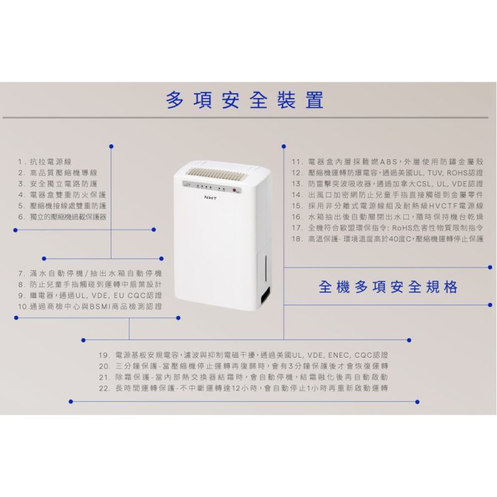 有現貨 附發票可申請貨物稅退稅＊元元家電館＊威技 6L 除濕機 WDH-126A / WDH-126AS