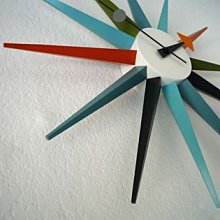 【 一張椅子 】 美國 George Nelson 設計款 Sunburst Clocks 光芒鐘 復刻版 限自取