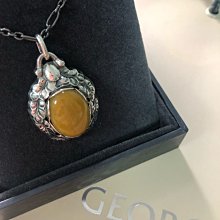 【小麥的店】下標前請詢問庫存**Georg Jensen 喬治傑生NO.56 黃色砂金石項鍊