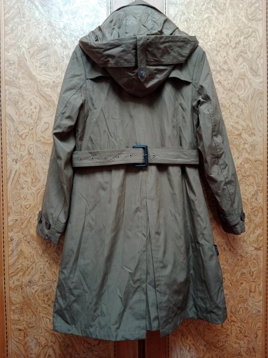 全新【唯美良品】ST.MALO 橄欖棕色 防風防水透氣SmartTex專業材質二件式鋪棉保暖風衣外套~ 二件可拆~~整件內里是鋪棉 S號~C108