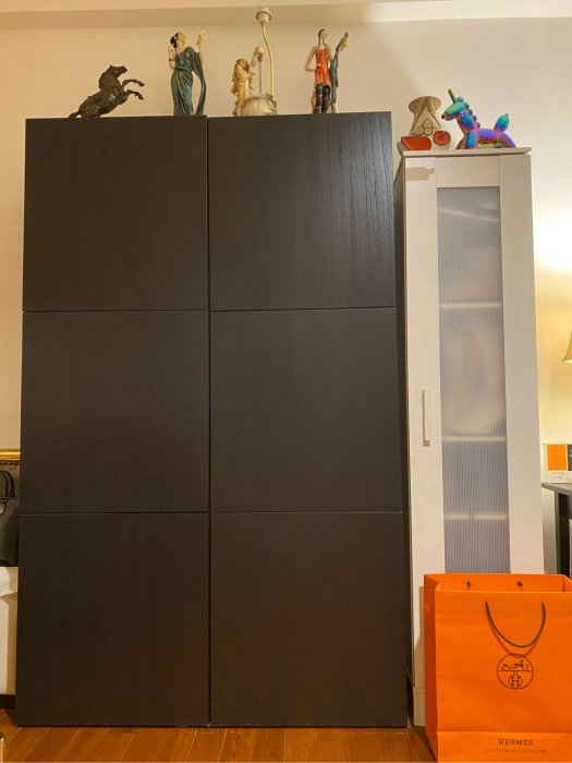 原價26000 IKEA 極新 美式鄉村古典風 深棕質感木質紋理 鞋櫃 可當收納櫃 置物櫃 儲物櫃