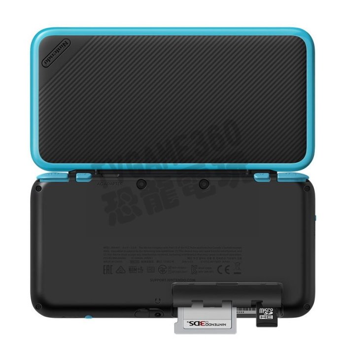 任天堂 Nintendo New 2DSLL 主機 黑藍 青綠 日規主機 輕薄型 (附充電器跟保護貼)【台中恐龍電玩】