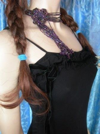 iroo絲絨緞帶黑雪紡紗魚尾荷葉邊禮服洋裝
