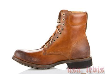 原價破萬賠售【TIMBERLAND】全手工頂級Boot Company系列Colrain 仿舊棕色皮革8吋靴US10M