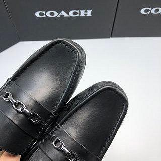 Coach蔻馳新款男士豆豆鞋休閒鞋男鞋駕車鞋