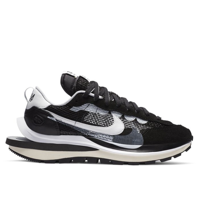 A-KAY0】NIKE X SACAI VAPORWAFFLE BLACK WHITE 黑白【CV1363-001