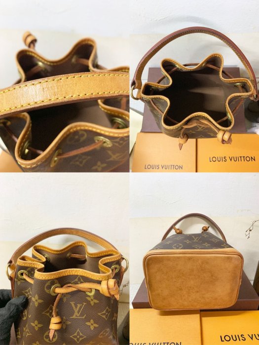 22弄 Louis Vuitton LV 台灣購證 m42227 vintage nano mini neo 迷你水桶包