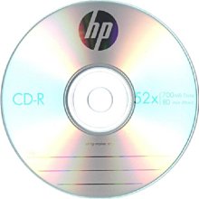 【Live168市集】超低特價 台灣大廠製造 HP 惠普  中環光碟片 CD-R 100片