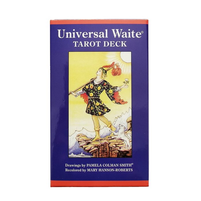 新手适用universal waite tarot deck 普及卡牌 全英文卡牌 现货~清倉