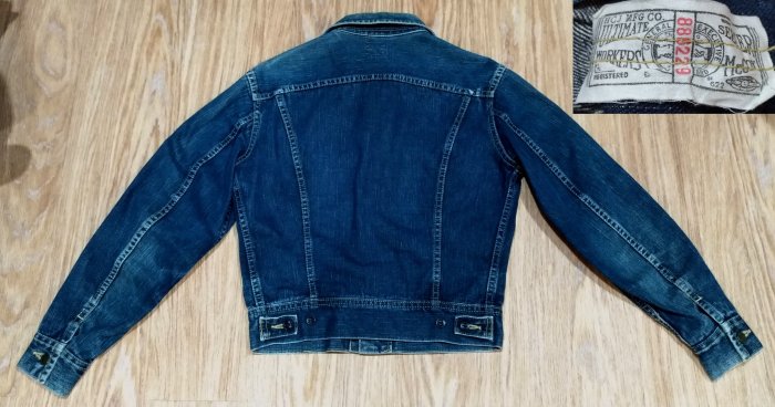 日本製The Real McCoy’s X LEE 101-J Denim Jacket 復刻牛仔丹寧外套 色落美 34