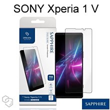 【iMos】人造藍寶石平面2.5D滿版玻璃螢幕保護貼 SONY Xperia 1 V (6.5吋) 黑邊