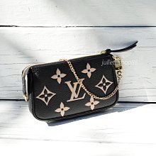 【茱麗葉精品】全新精品  LV M80732 Monagram 壓花牛皮迷你手提鍊包/萬用收納包 現貨