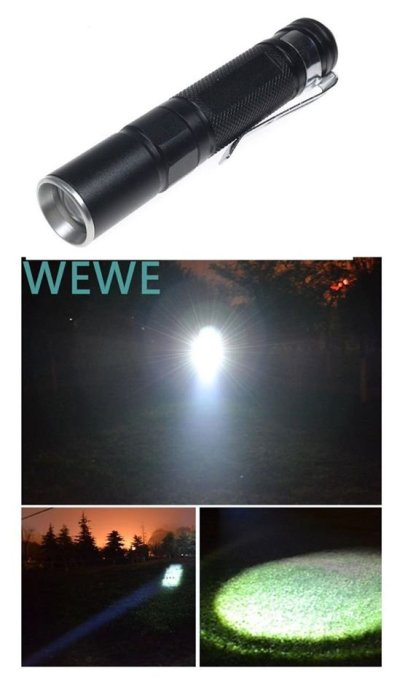 超輕量迷你型 世界極小 CREE Q5 強光led手電筒 魚眼變焦4號電池或10440鋰電池 非P50T6L2頭燈充電器