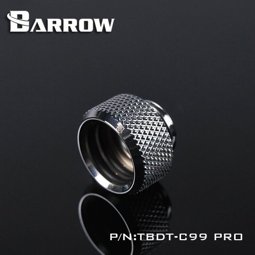 光華CUMA散熱精品*BARROW TBDT-C99 PRO G1/4 硬管接頭 14mm 黑/亮銀 2色可選~現貨