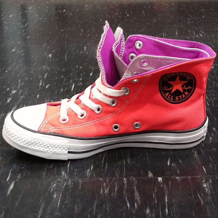 Converse Chuck Taylor All Star 高筒 帆布 反折 多層次 雙鞋舌 140072C