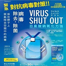 日本原裝進口 TOAMIT．防疫隨身掛頸除菌卡(Virus Shut Out)99元