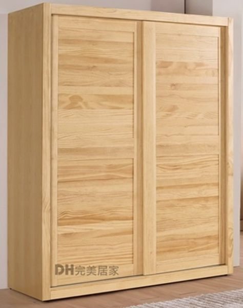 【DH】貨號G003-7《麥登》5尺實木推門衣櫃/衣櫥˙另7尺˙質感一流˙沉穩設計˙主要地區免運