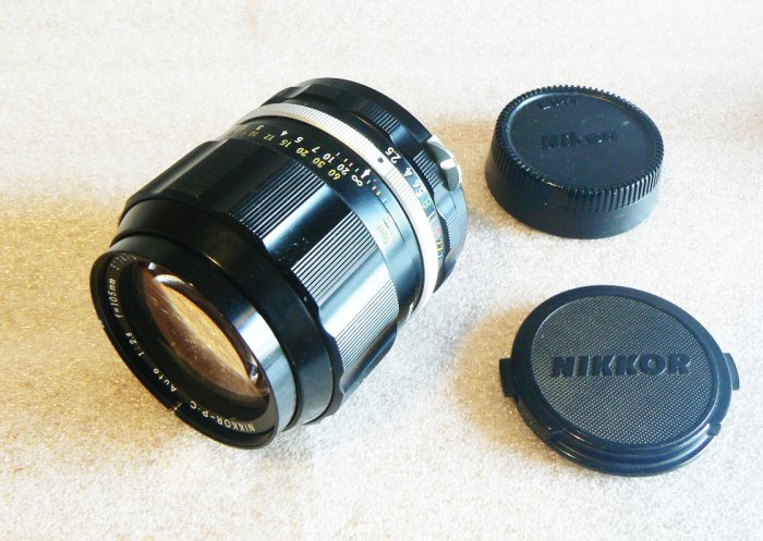 【悠悠山河】近新品 正版阿富汗少女鏡 Nikon NIKKOR-P.C Auto 105mm F2.5 鏡片完美無霉無霧