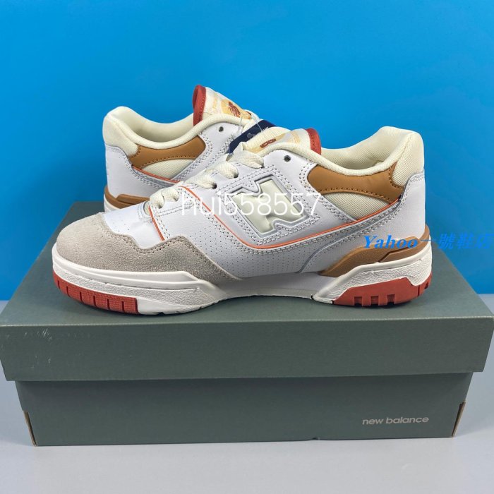 Ｙａｈｏｏ一號鞋店　已購 正貨New Balance BB550 運動鞋 BBW550WA 女款 復古休閒鞋 NB老爹鞋 時尚百搭款 防滑