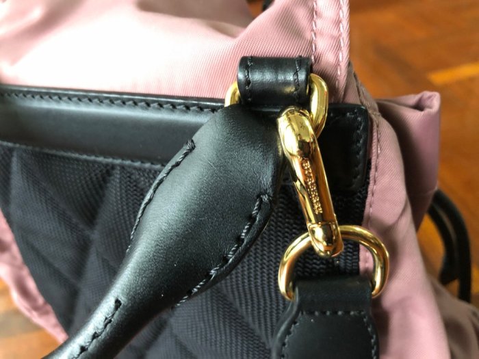 (已蒙 愛心老爸購買) 全新/ Burberry Rucksack 小款 粉色 後背包, 全新正品