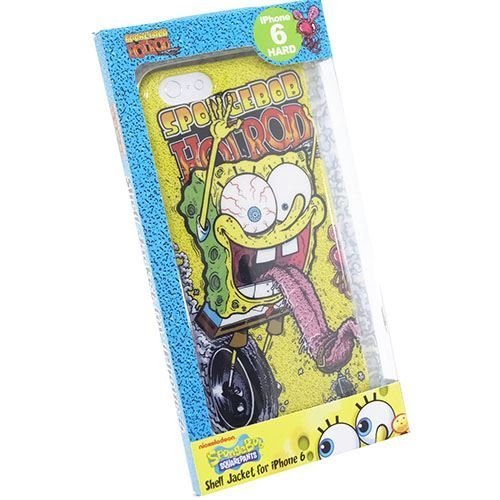 (I LOVE樂多)spongebob hotrod iphone6 海綿寶寶 手機殼共2款供您選擇A款